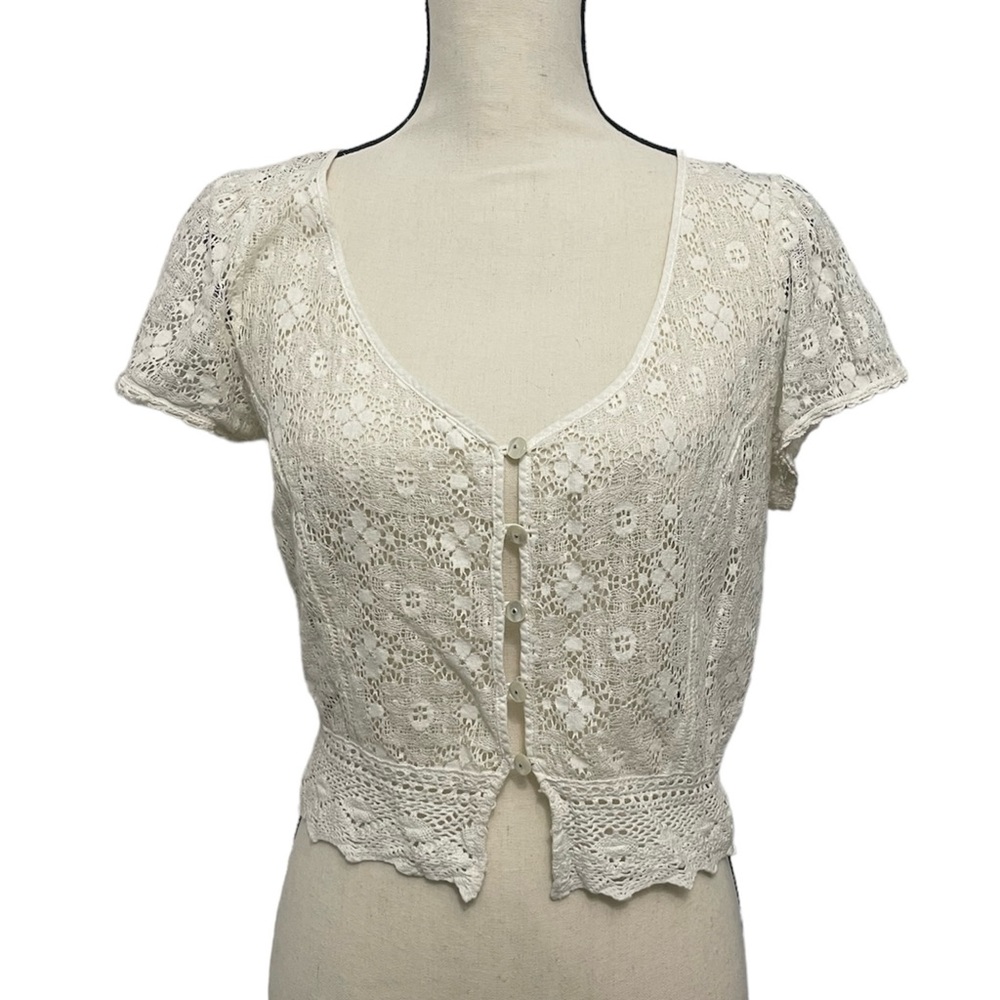 Free People Lace Crop Top